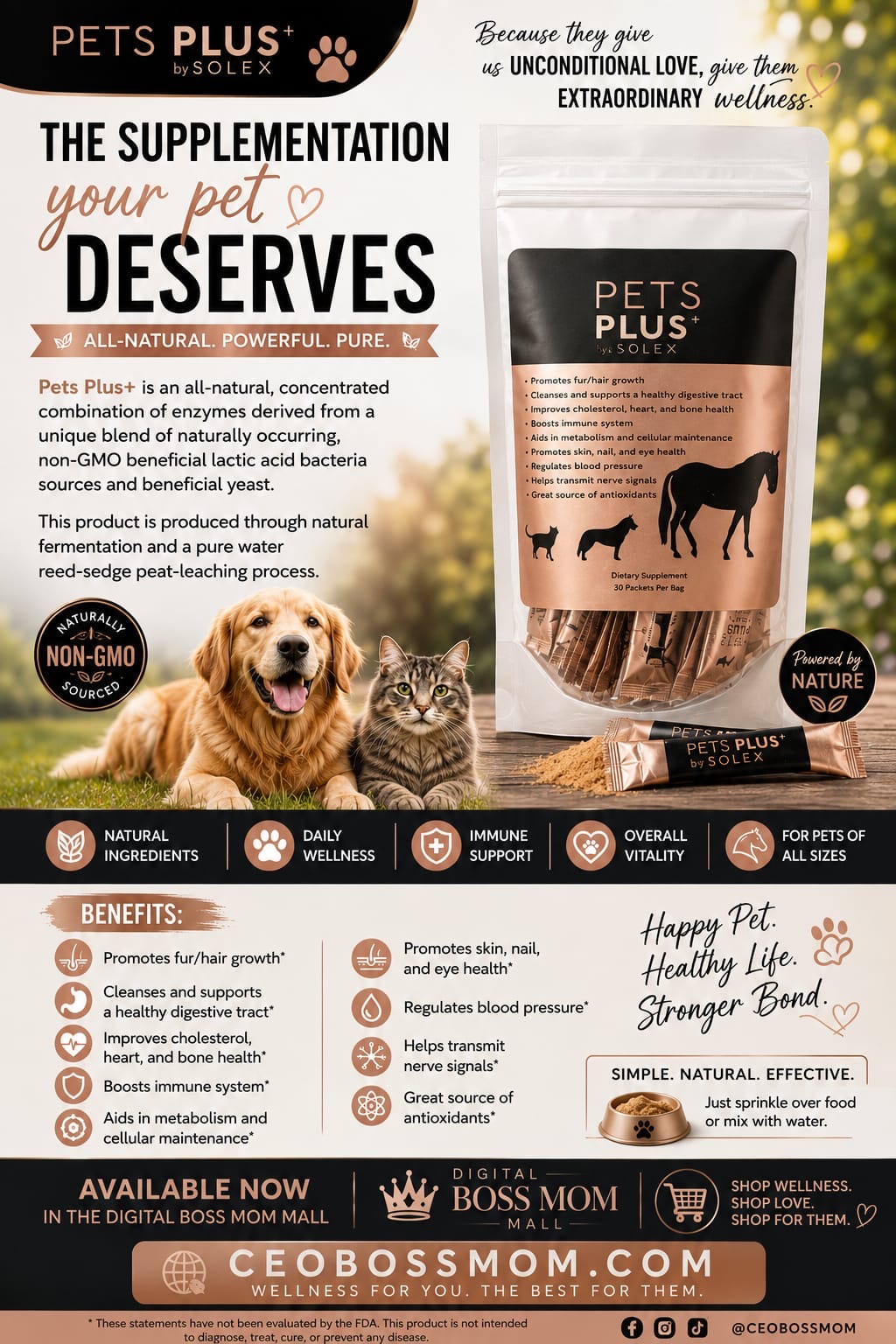 Pets Plus Supplementation