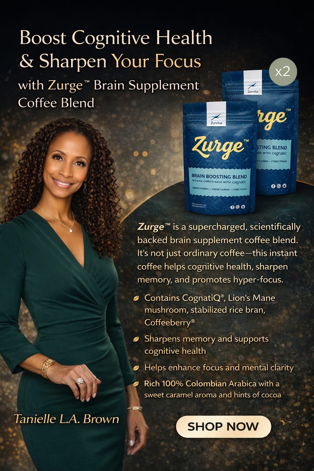 Zurge Brain Boosting Blend Coffee