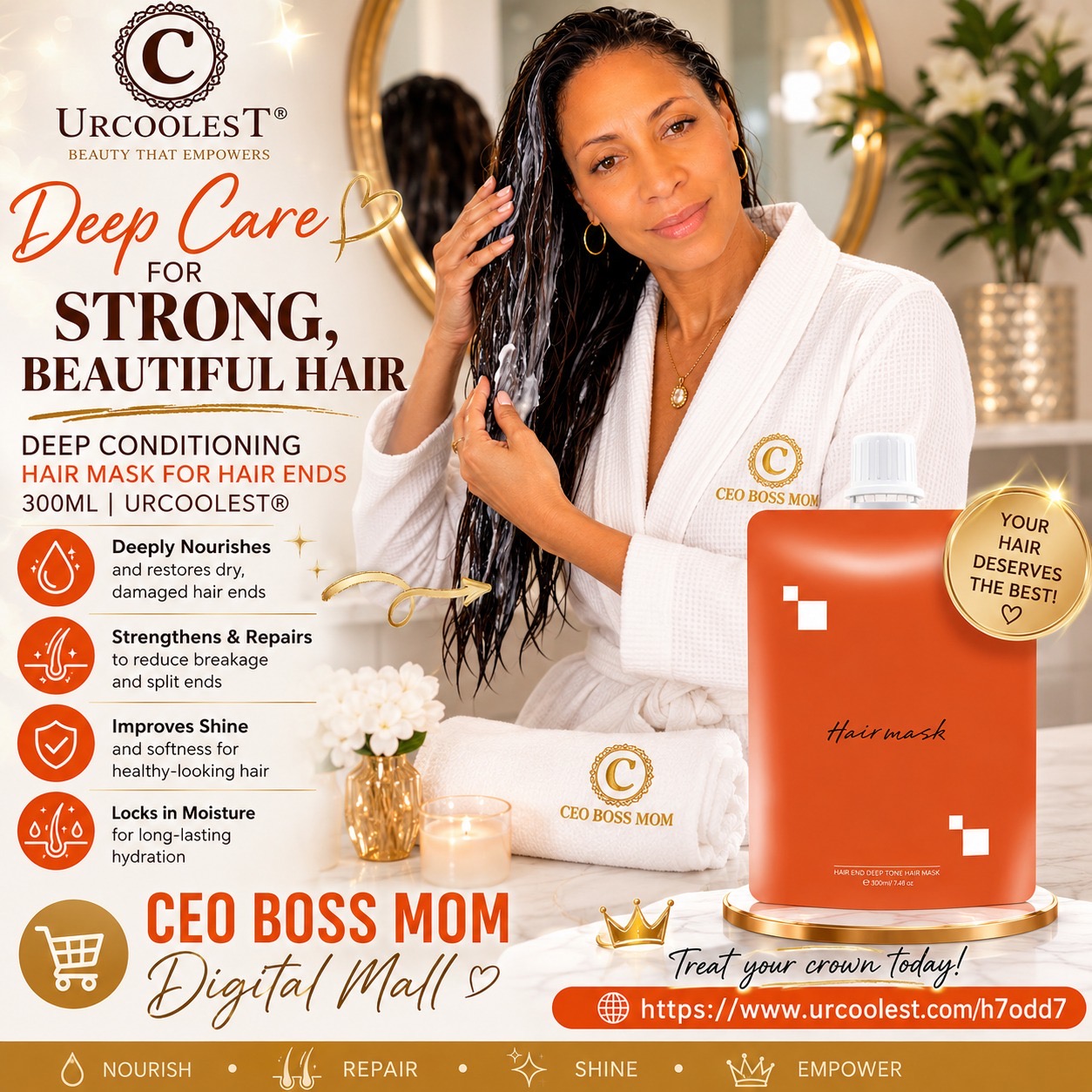 URcoolesT Deep Care For Strong Beautiful Hair